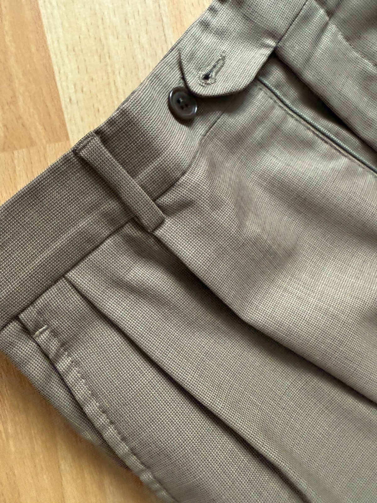 Andrew Fezza Pleated pants vintage Size 38S - 3 Thumbnail