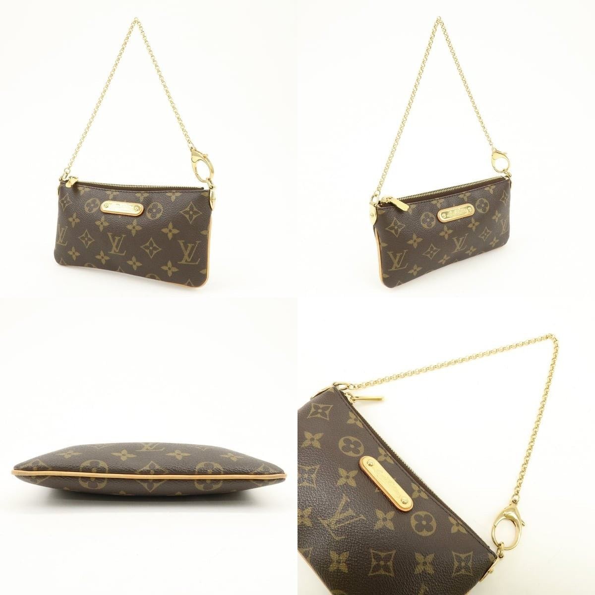 Louis Vuitton Louis Vuitton Monogram Pochette Milla MM Brown Size ONE SIZE - 3 Thumbnail