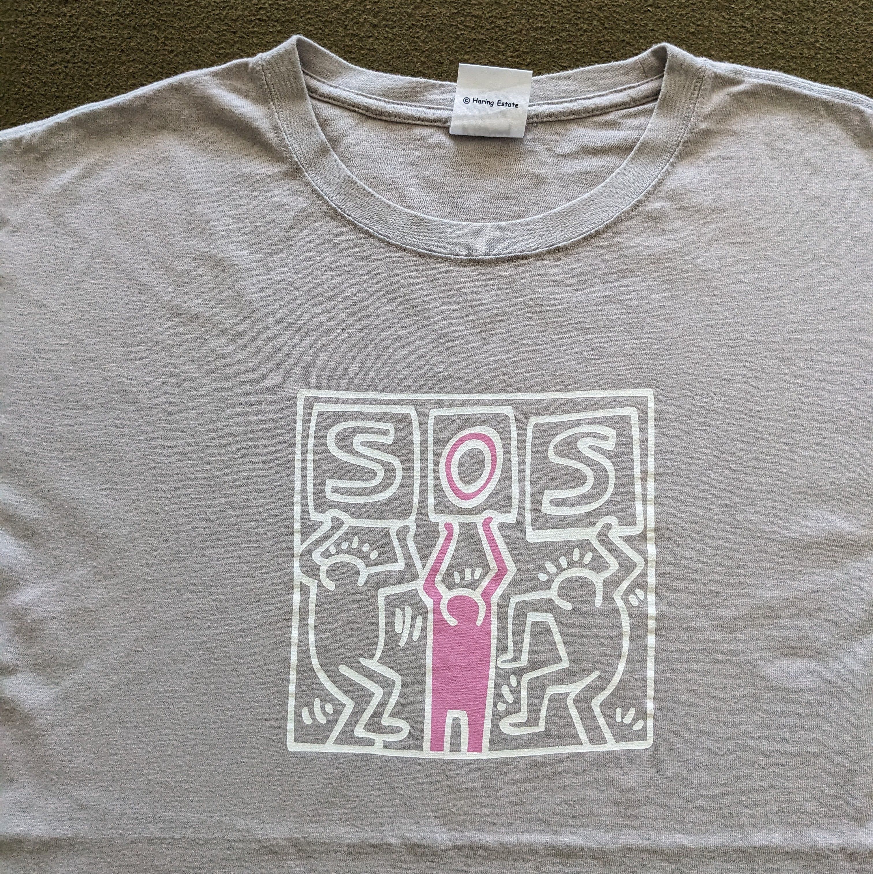 Keith Haring Vintage KEITH HARING Fashion Designer Brand T-shirt Size US L / EU 52-54 / 3 - 4 Thumbnail