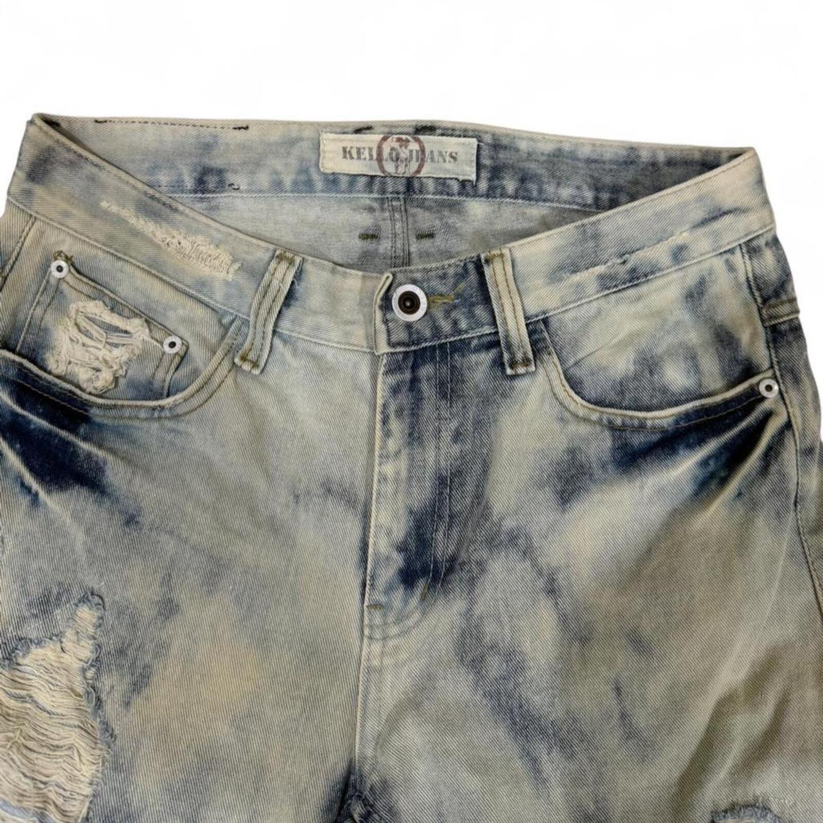 Other Kello jeans light wash denim jeans with printed logo on back Size 32" / US 10 / IT 46 - 4 Thumbnail