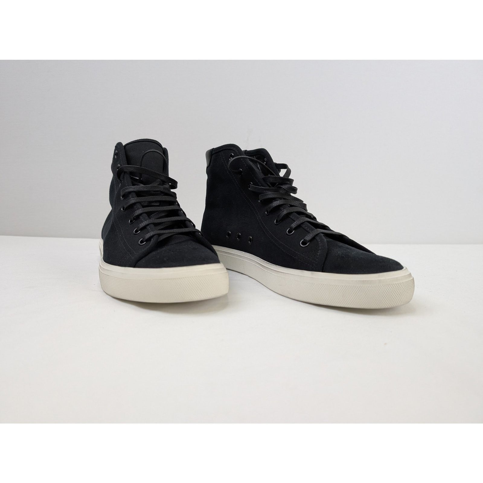 Saint Laurent Paris o1rshd1 High Top Sneakers in Black Size US 12 / EU 45 - 7 Thumbnail