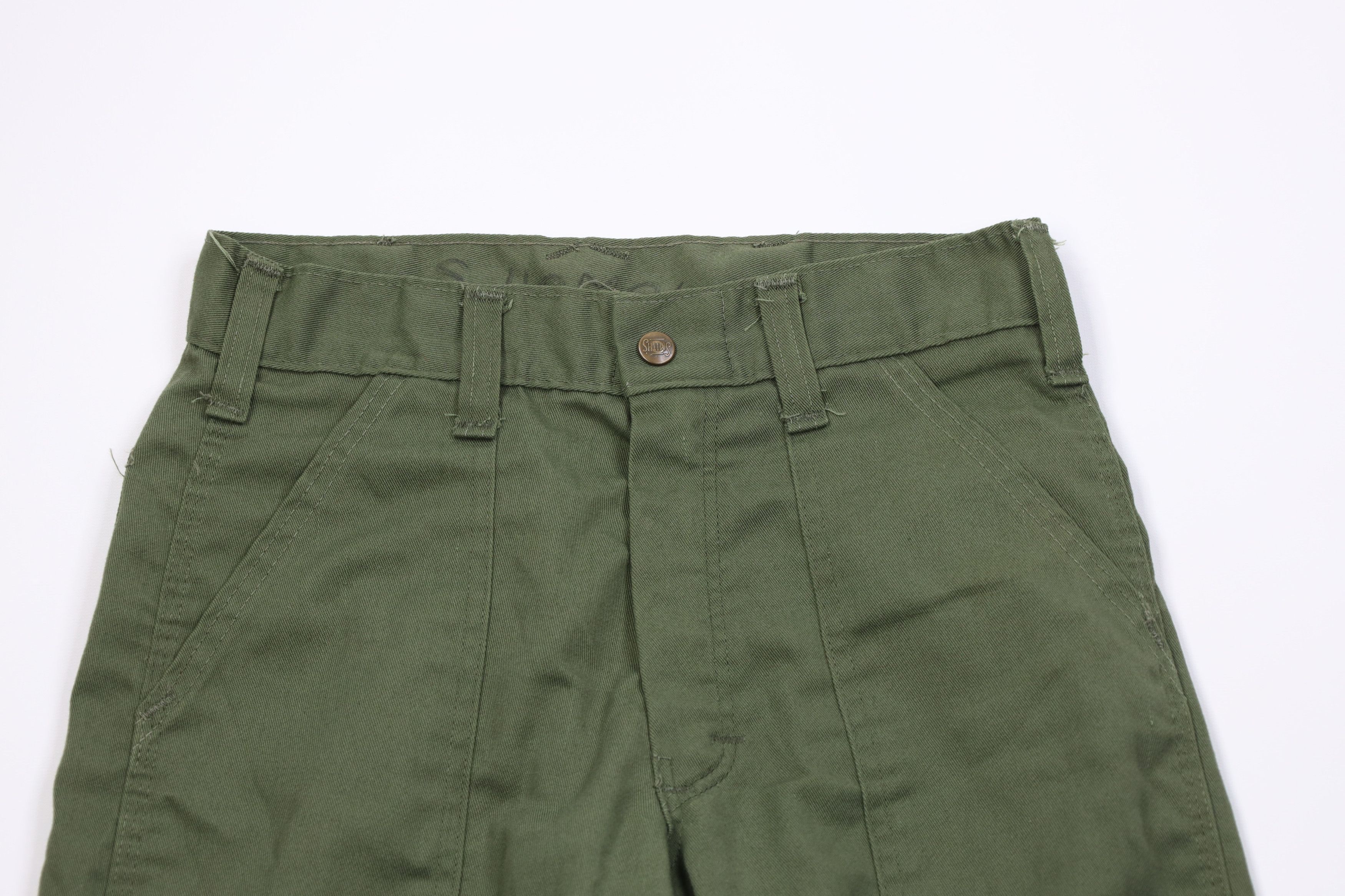 Vintage Vintage 50s Streetwear Sanforized Utility Pants Green USA Size US 28 / EU 44 - 2 Thumbnail