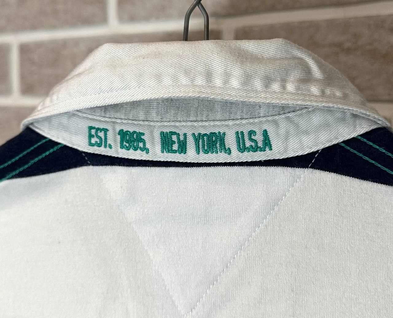 Tommy Hilfiger × Vintage Tommy Hilfiger Long Sleeve Polo Rugby Shirt striped Womens Size S / US 4 / IT 40 - 4 Thumbnail