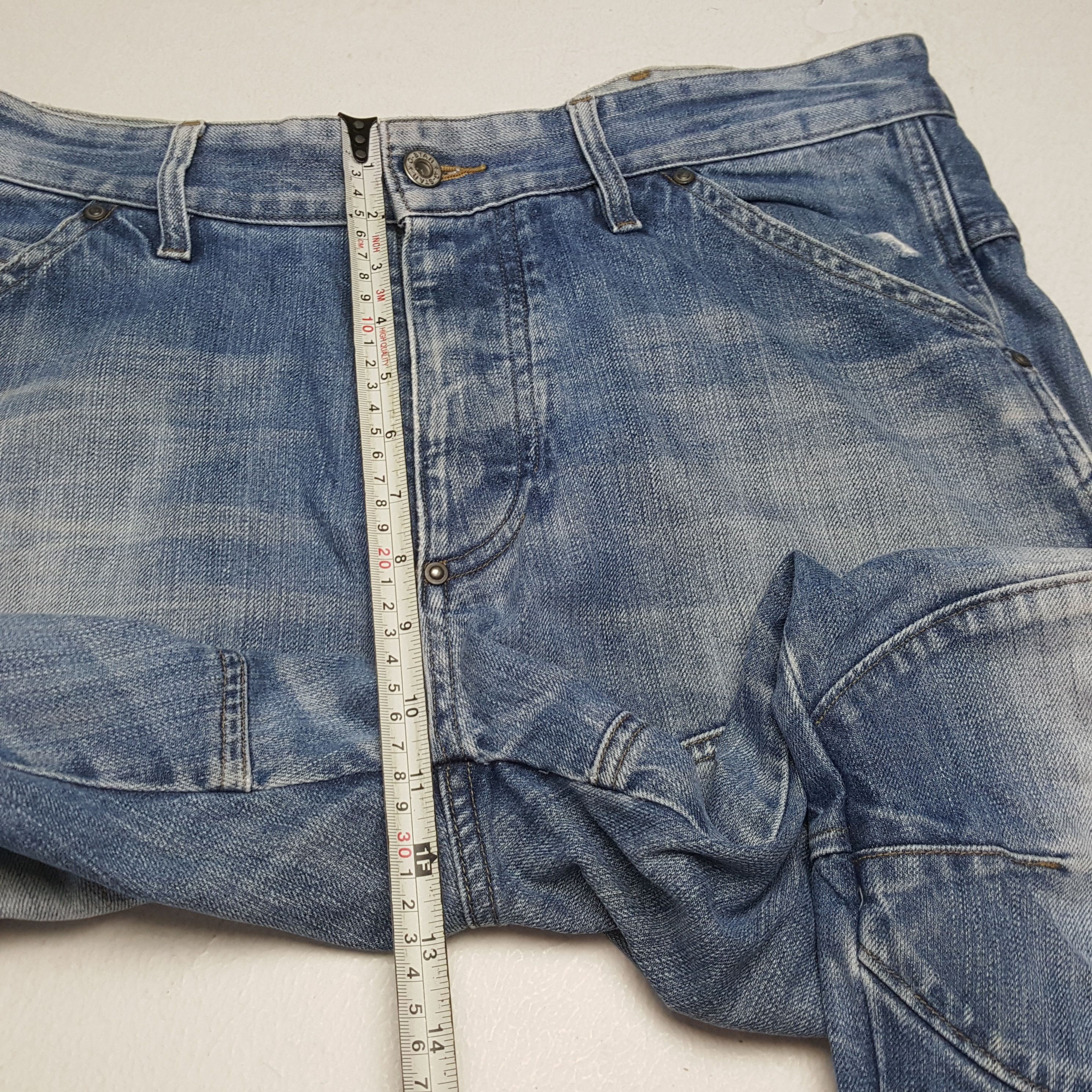 G-Star × Vintage Vintage G-STAR RAW Japanese Fashion Brand Riders Jeans Size US 34 / EU 50 - 8 Thumbnail