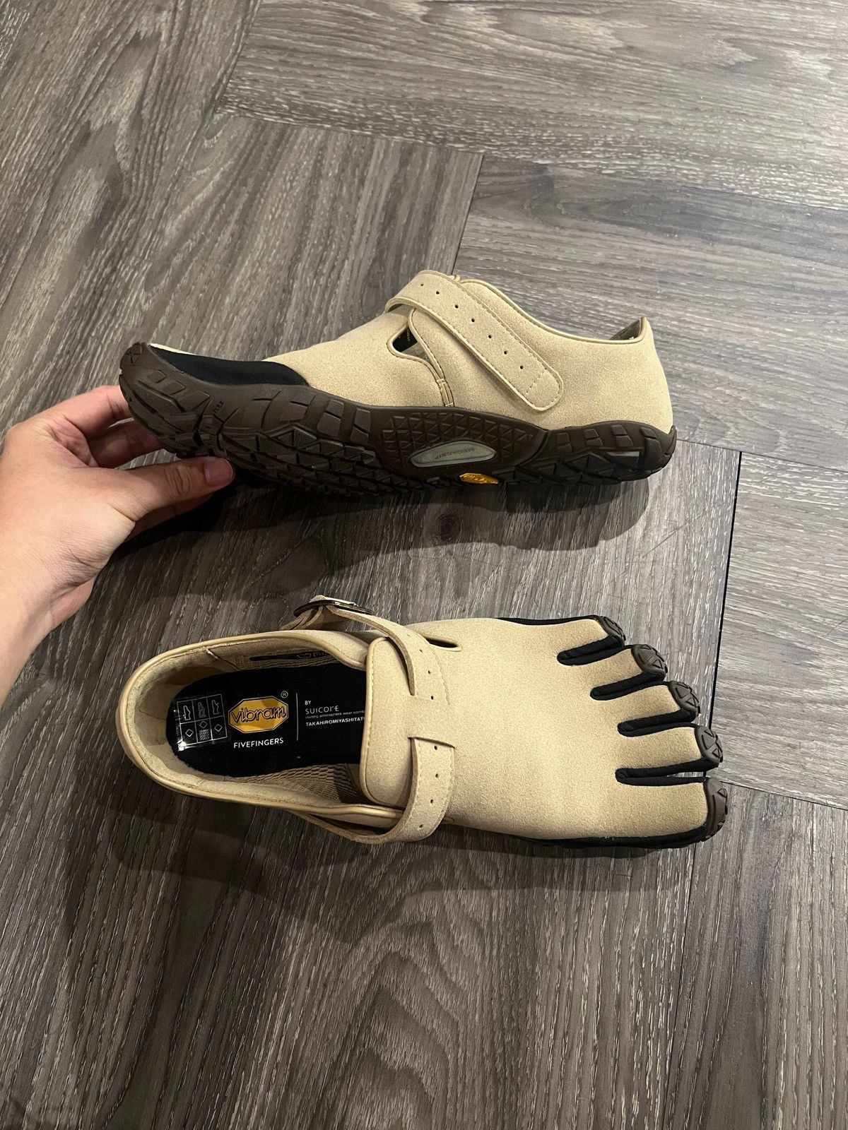 Suicoke × Takahiromiyashita The Soloist. × Vibram AW23 TAKAHIROMIYASHITA TheSoloist Suede One Strap Fivefinger Size US 8.5 / EU 41-42 - 2 Thumbnail