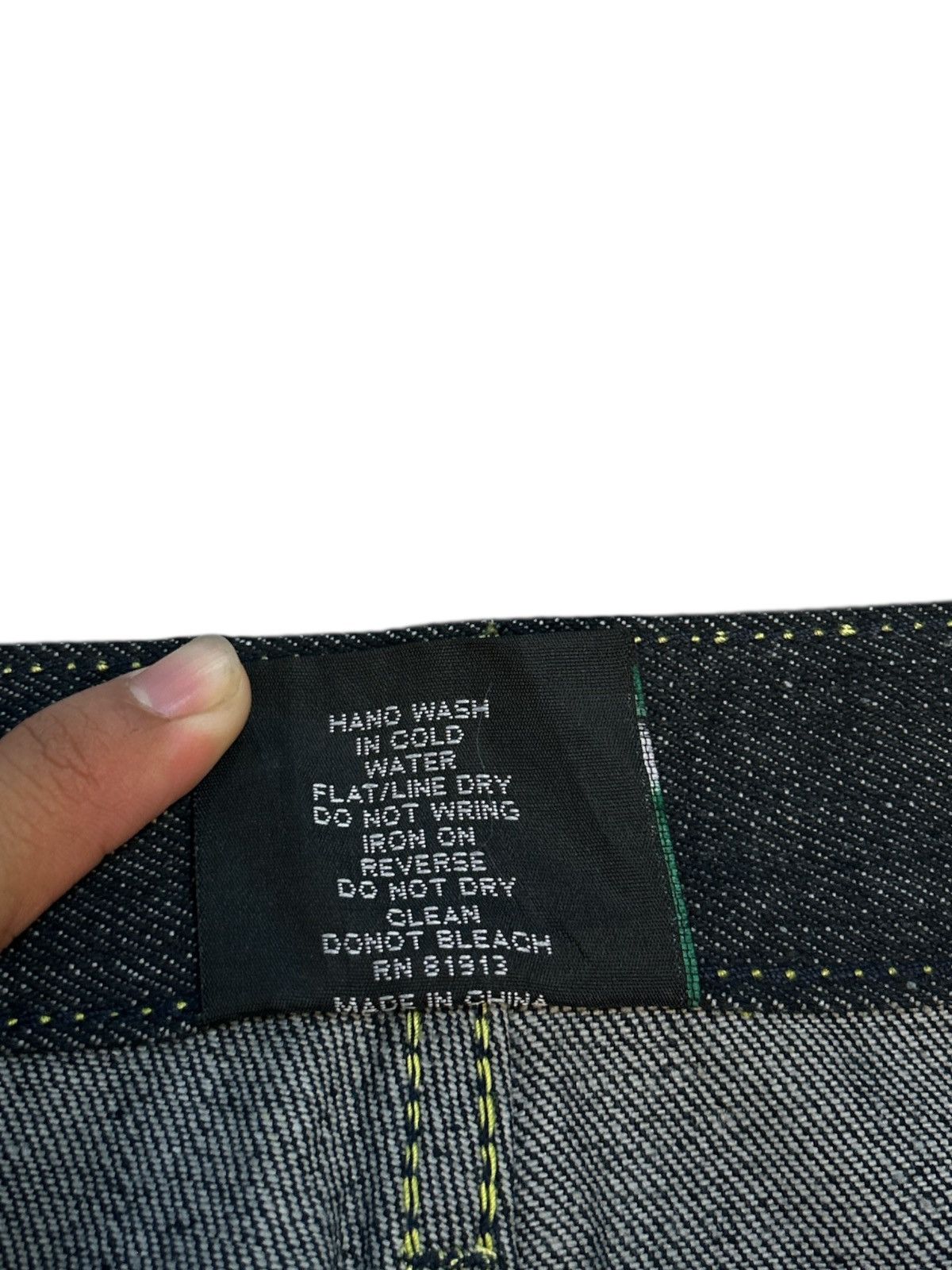 Vintage Vintage Y2K Monster Energy Drink Embroidered Dark Wash Denim Size US 38 / EU 54 - 6 Thumbnail