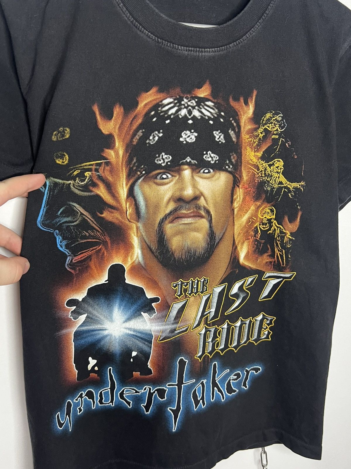 WWE Men’s Vintage 00s T-Shirt Undertaker WWE Last Hide Rare Tee Size US M / EU 48-50 / 2 - 2 Thumbnail