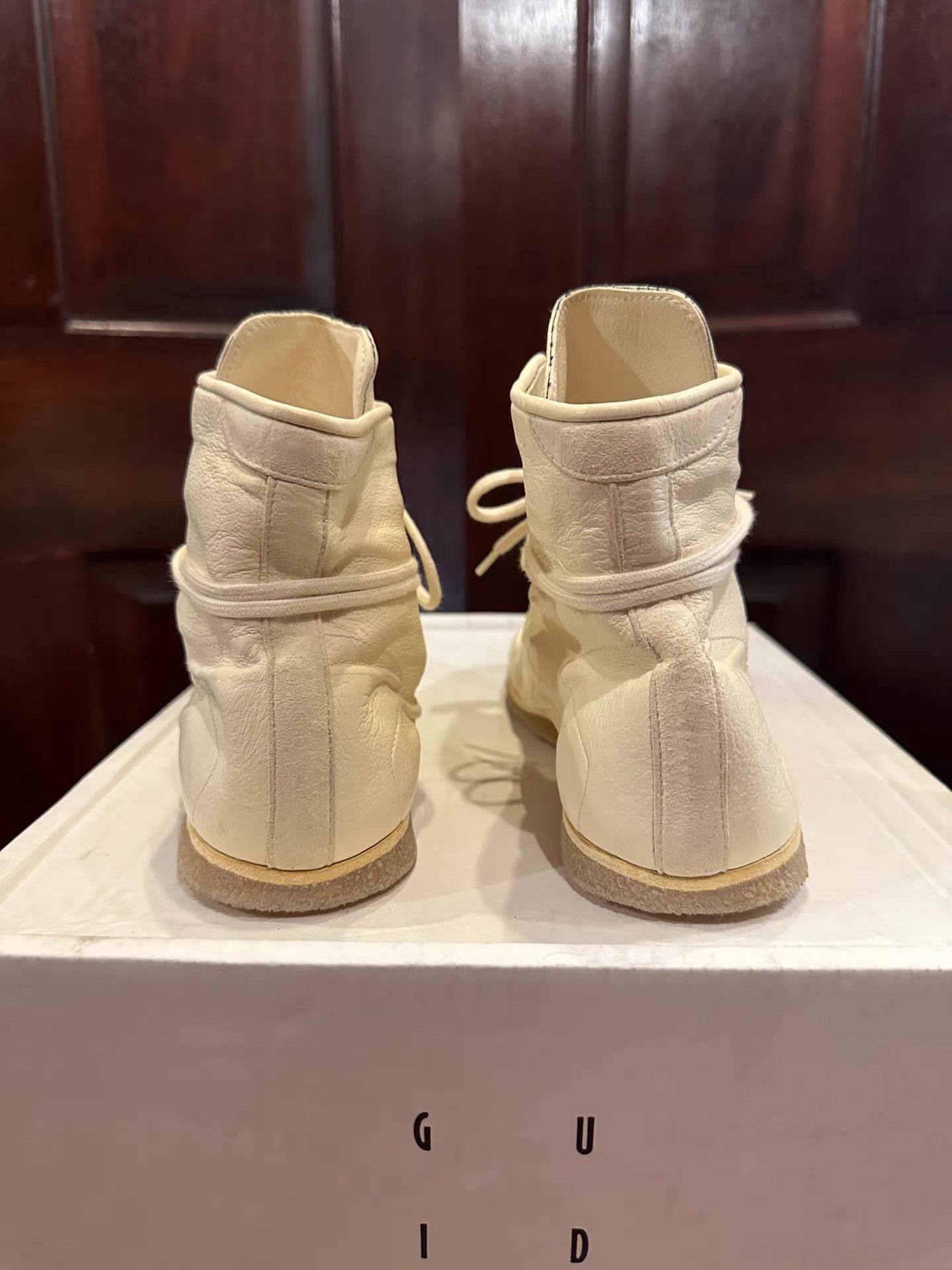 Guidi Guidi White Rubber‑Sole Sneakers Ｑ25 Size US 6 / IT 36 - 2 Thumbnail