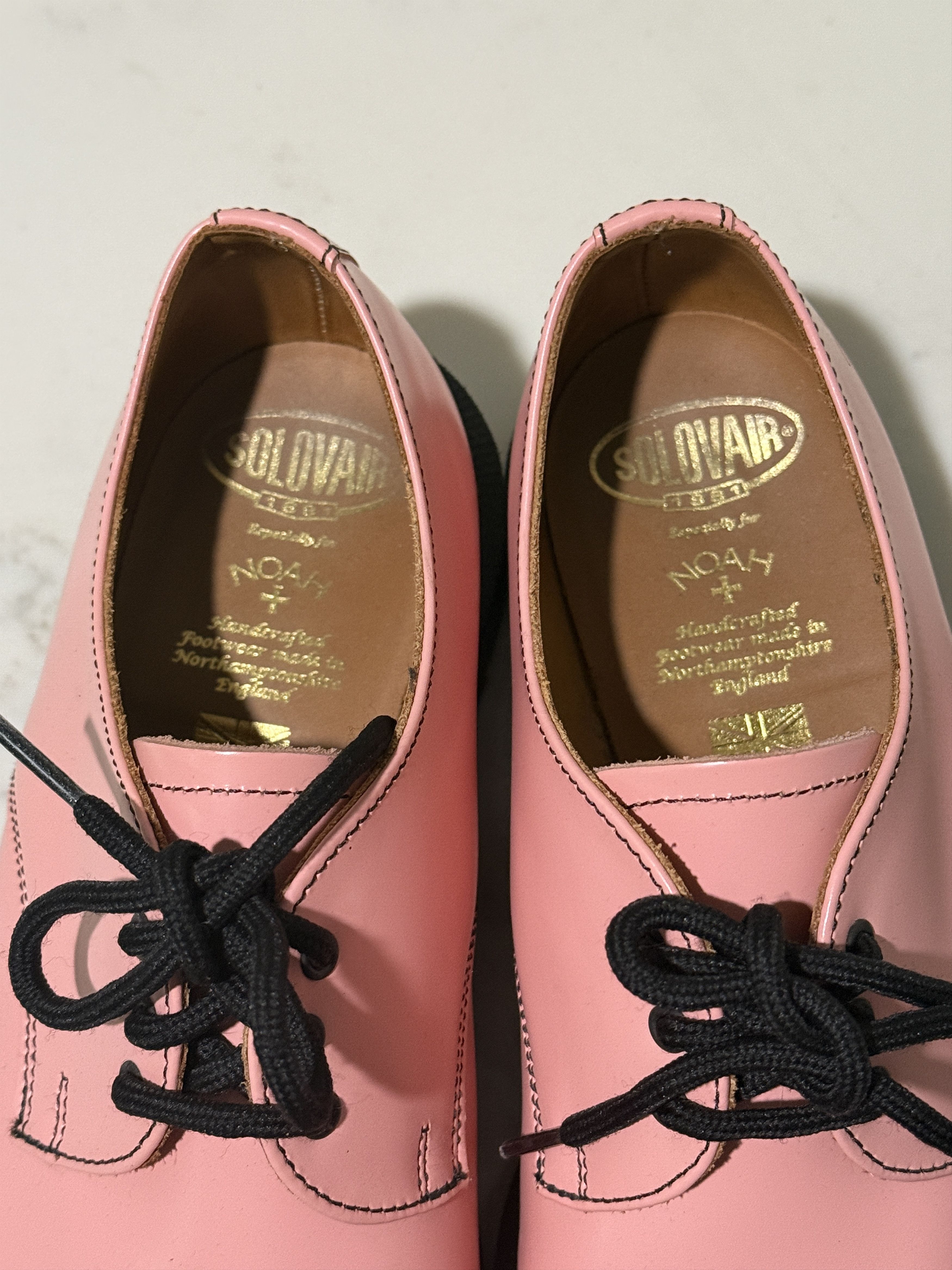 Noah × Solovair Noah x Solovair Gibson Shoe 3-Eye Blush Pink Oxfords Size US 6 / IT 36 - 6 Thumbnail