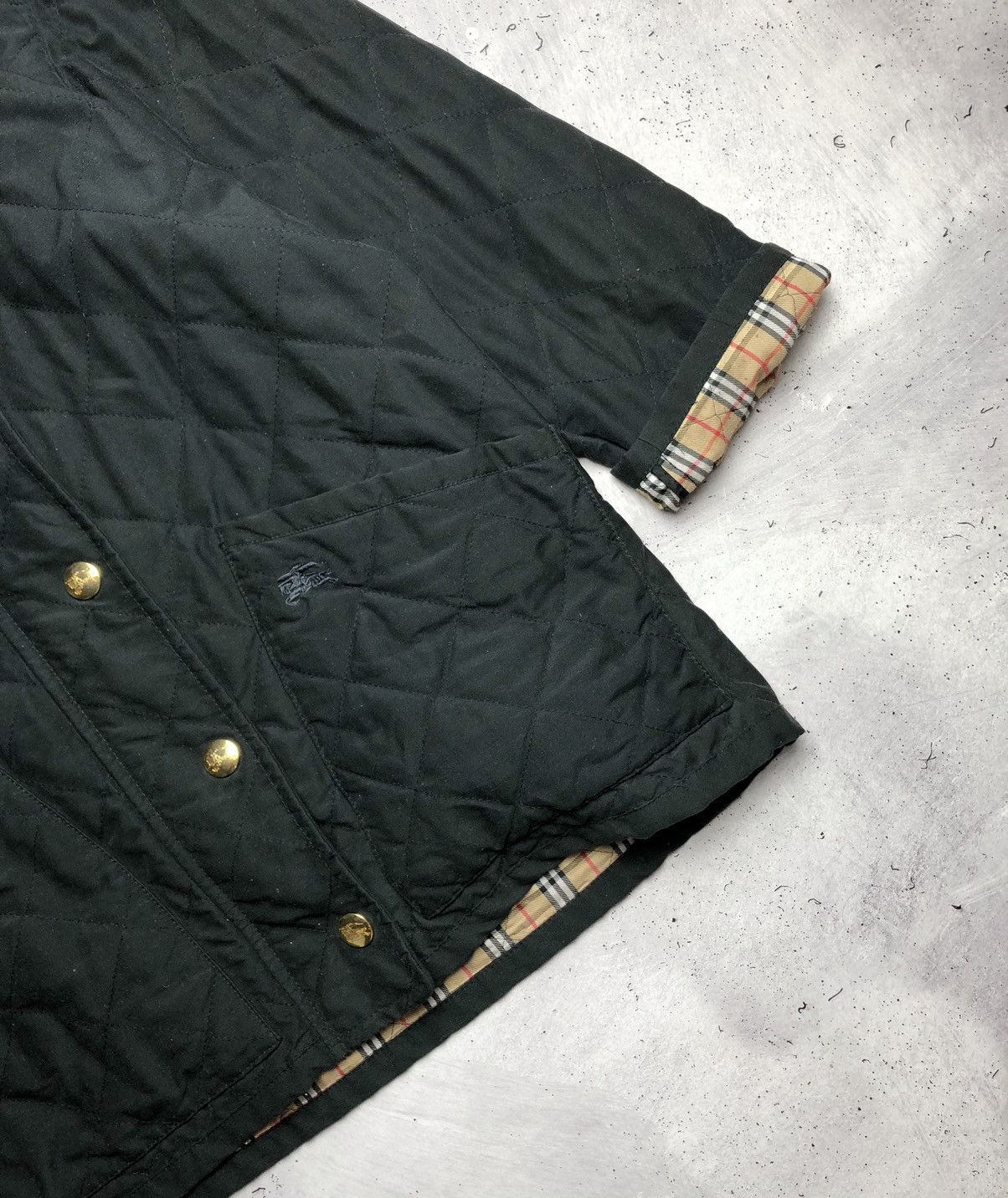 Burberry × Vintage Vintage Burberry Nova Check Qualited Coat Jacket Size US L / EU 52-54 / 3 - 6 Thumbnail