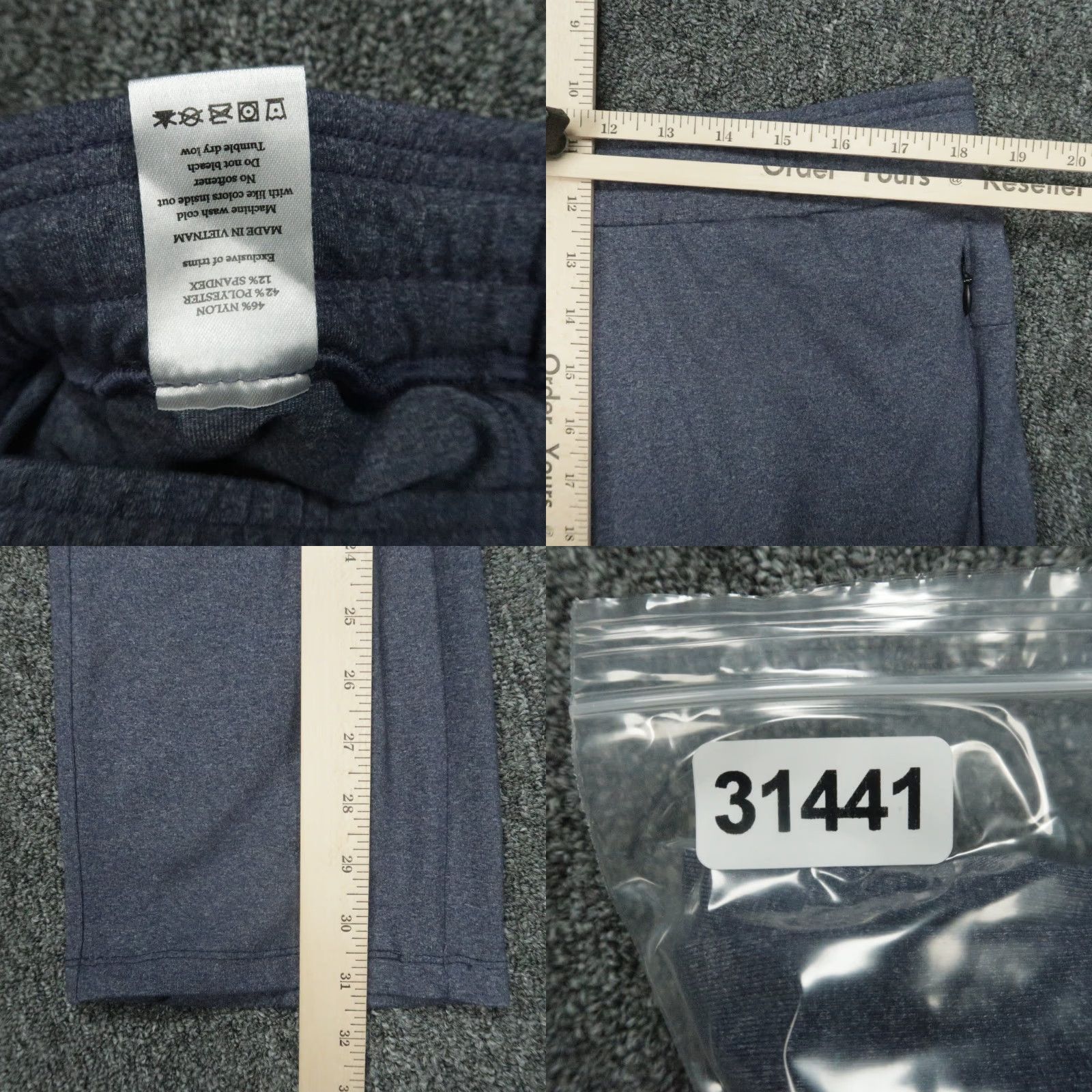 Vintage Public Rec Pants Mens 38x34 Blue Gamechanger All Day Everyday Rec Zip Pocket Pants Size US 38 / EU 54 - 8 Thumbnail