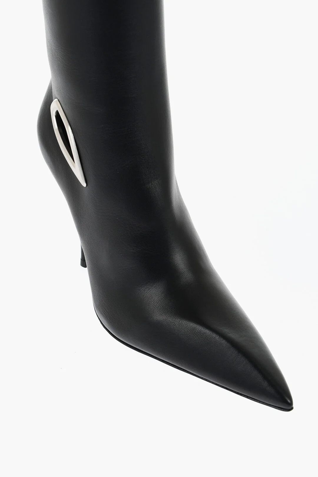 Off-White og1mm0426 High Leather Boots in Black Size US 10 / IT 40 - 6 Thumbnail