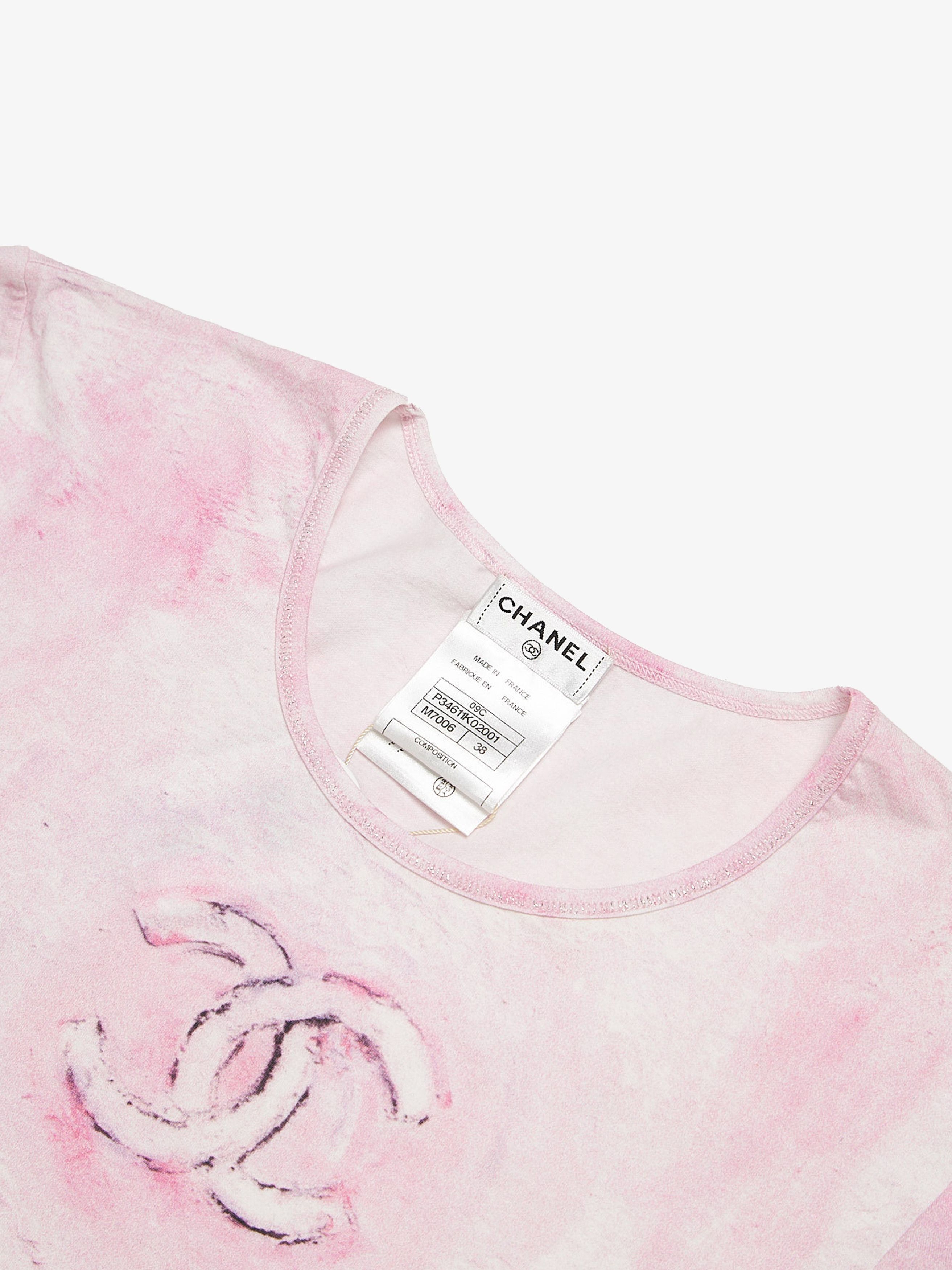 Chanel t-shirt Chanel Size S / US 4 / IT 40 - 3 Thumbnail