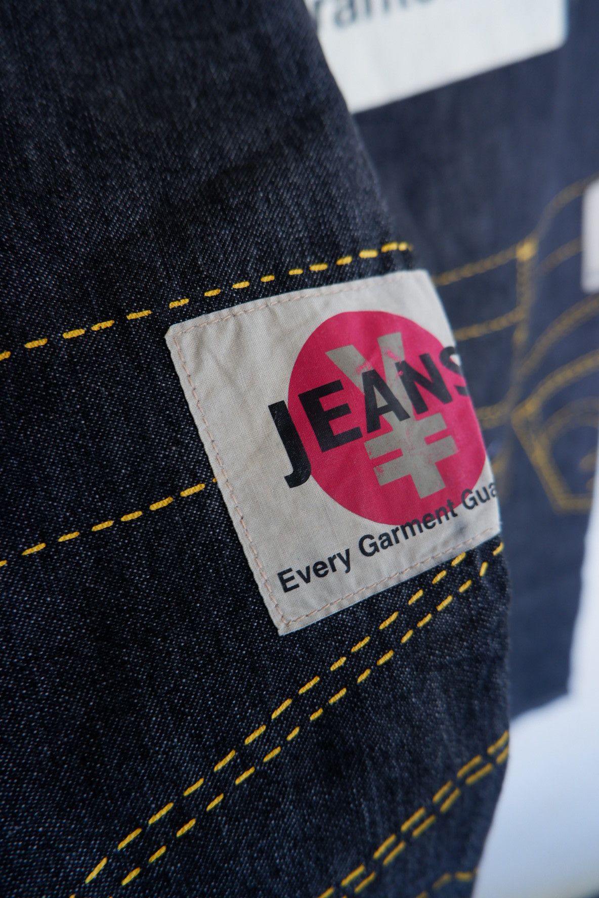 Japanese Brand Vintage Yen Jeans Japan Poem Painted Denim Size US 30 / EU 46 - 8 Thumbnail