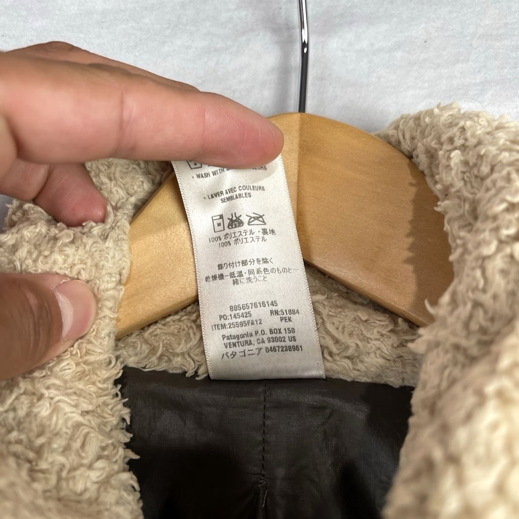 Patagonia Patagonia Jacket Womens Small Beige Los Lobos Fleece Full Zip Deep Pile 25595 Size S / US 4 / IT 40 - 5 Thumbnail