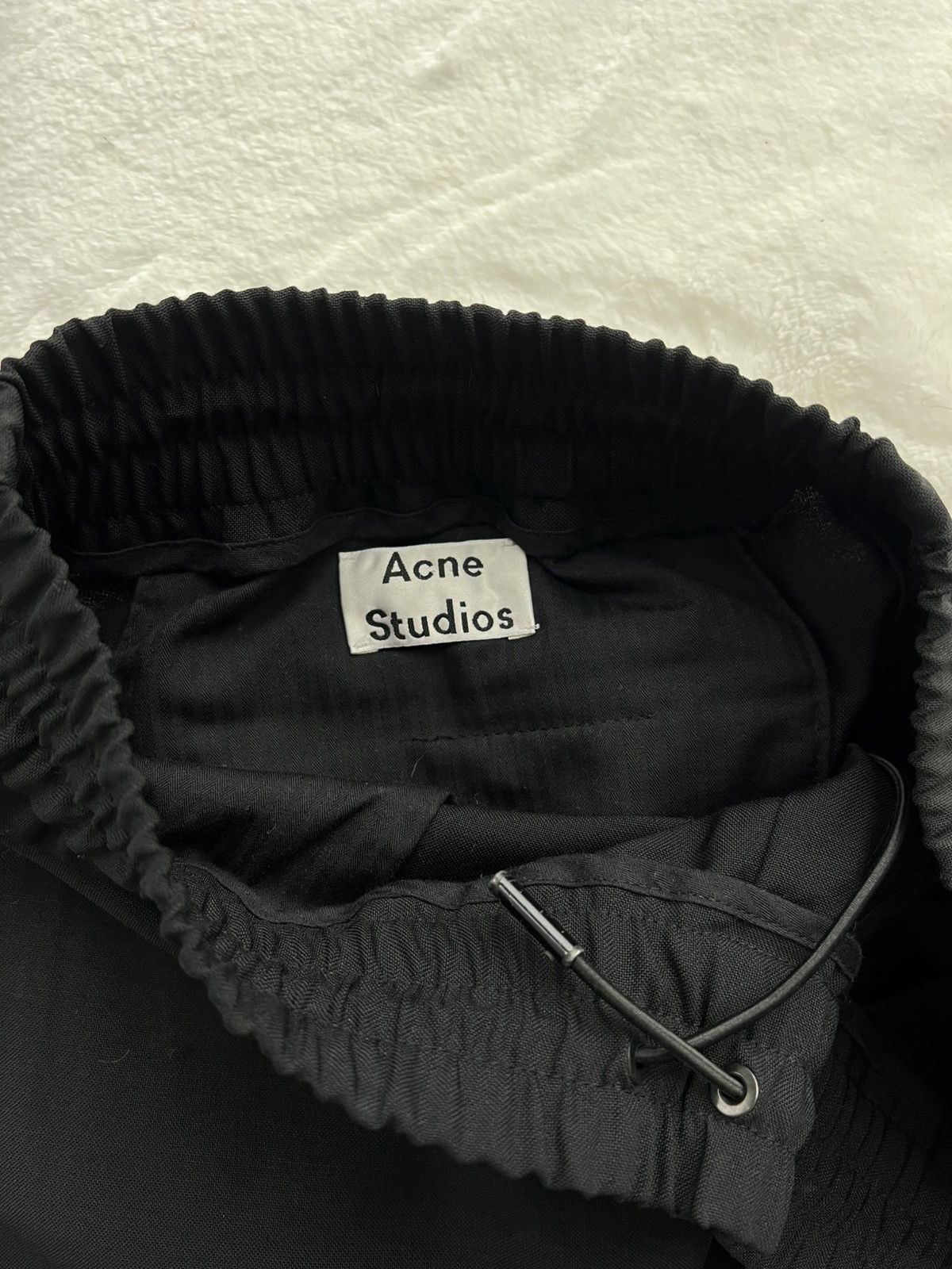 Acne Studios ACNE STUDIO BLACK TROUSER Size 48R - 2 Thumbnail