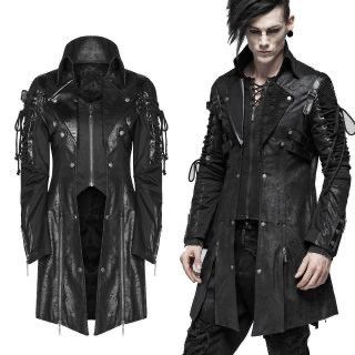 If Six Was Nine Japanese Rave Bondage Faux Leather Coat Ghotic Punk Style Size US M / EU 48-50 / 2 - 20 Thumbnail