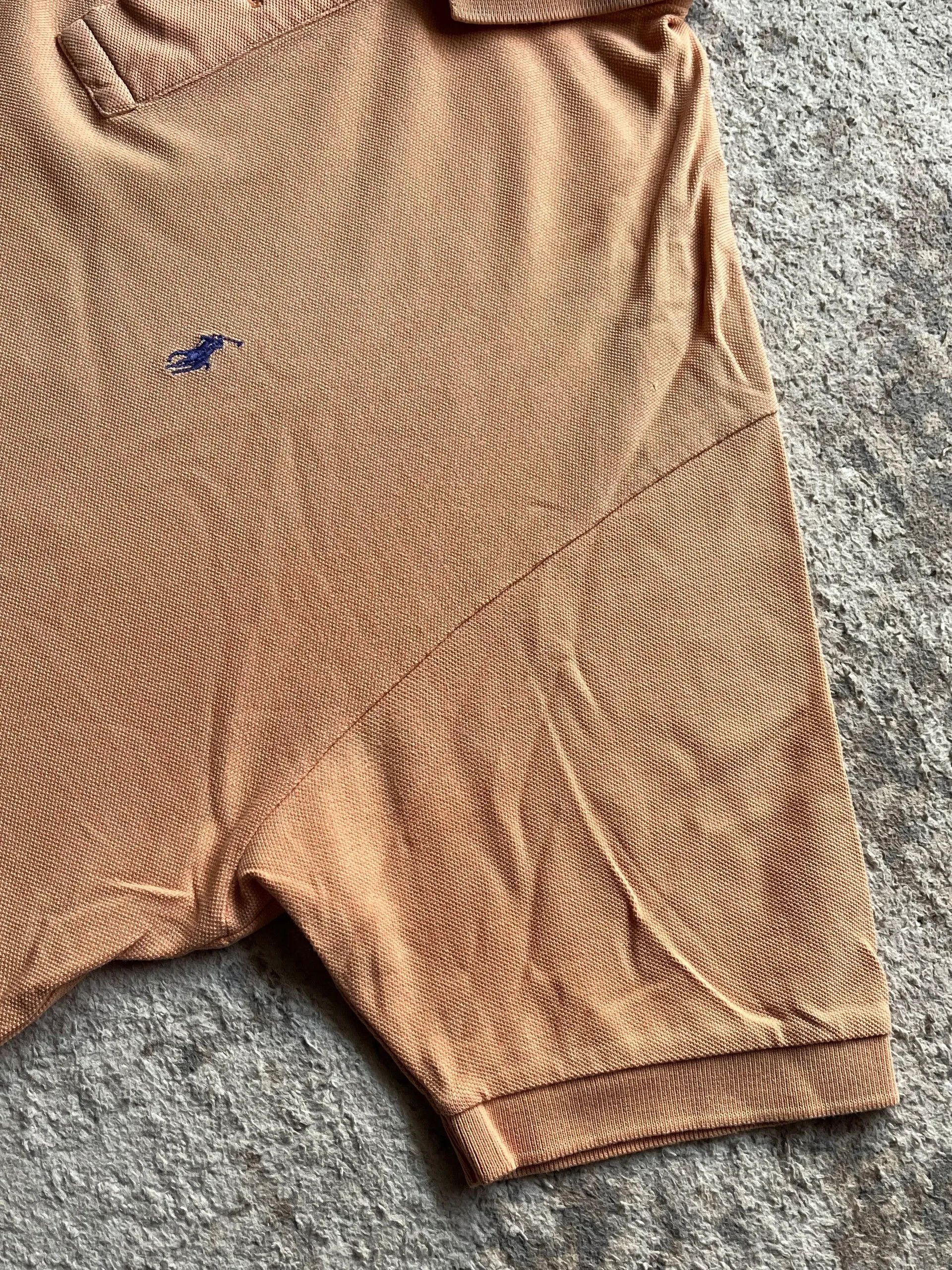 Polo Ralph Lauren Ralph Lauren Sz L Orange Polo Shirt Small Pony Size US XL / EU 56 / 4 - 7 Thumbnail