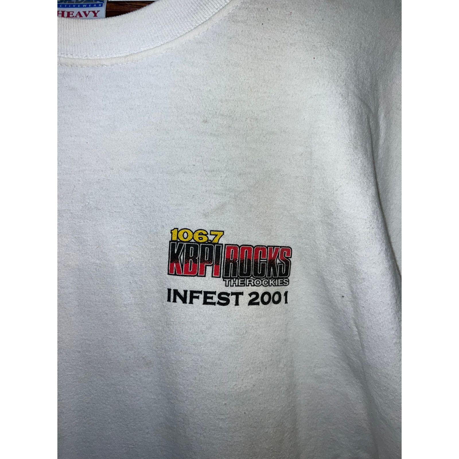 Gildan Vintage Infest Shirt Fillmore Disturbed Endo Megadeth Saliva Size US XL / EU 56 / 4 - 3 Thumbnail