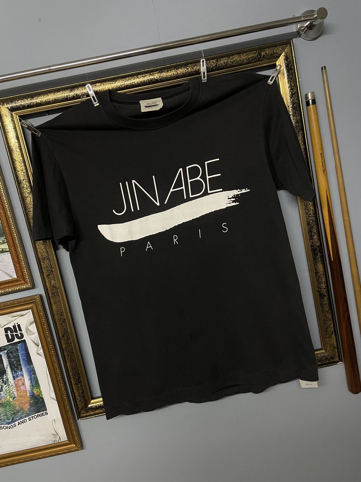 Japanese Brand Vintage 1990s Designer Jin Abe Paris Single Stitch Sunfaded Size US M / EU 48-50 / 2 - 2 Thumbnail
