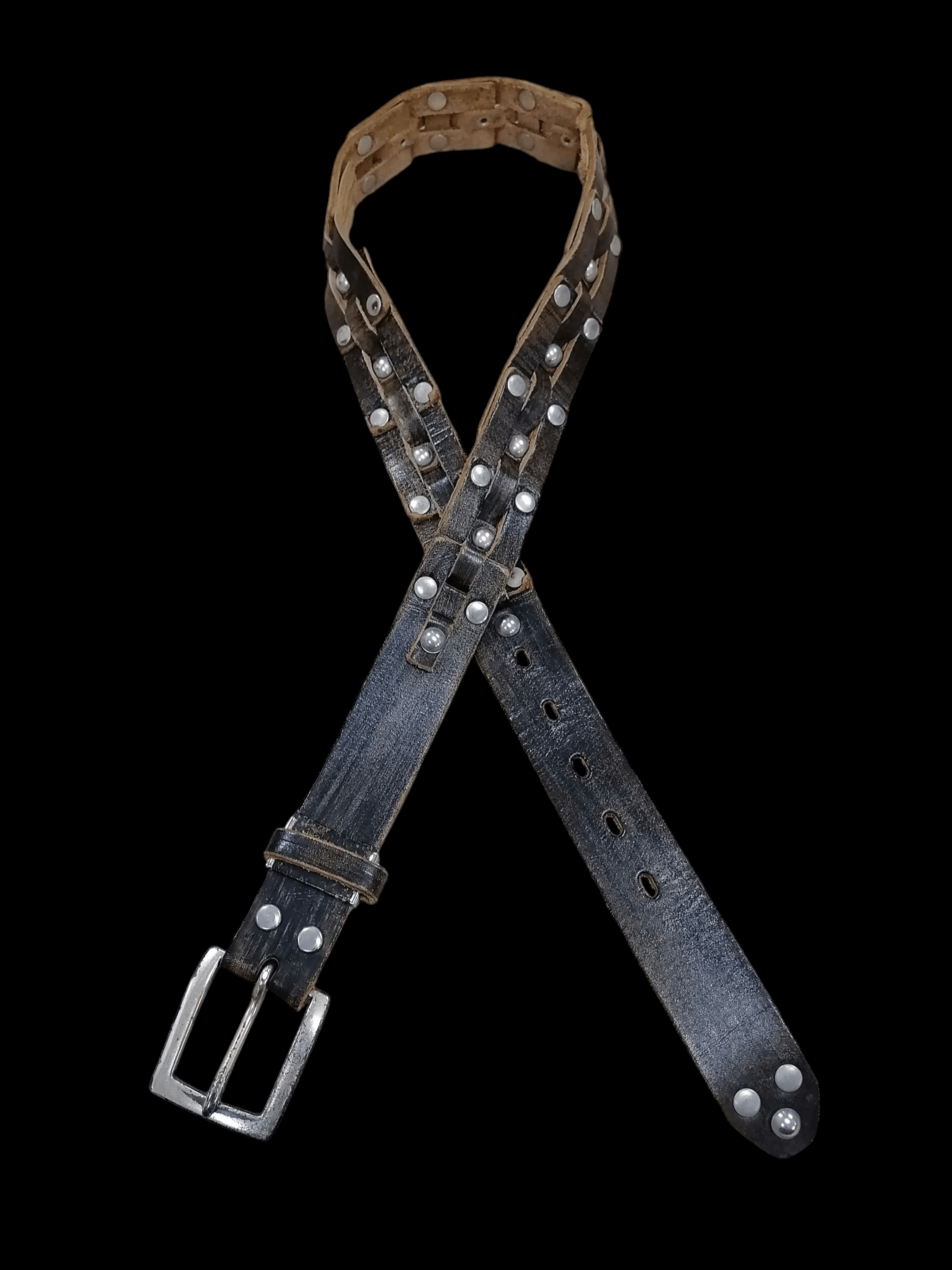14th Addiction × Hysteric Glamour × If Six Was Nine Japan Leather Craft Studded Leather Belts Size ONE SIZE - 5 Thumbnail