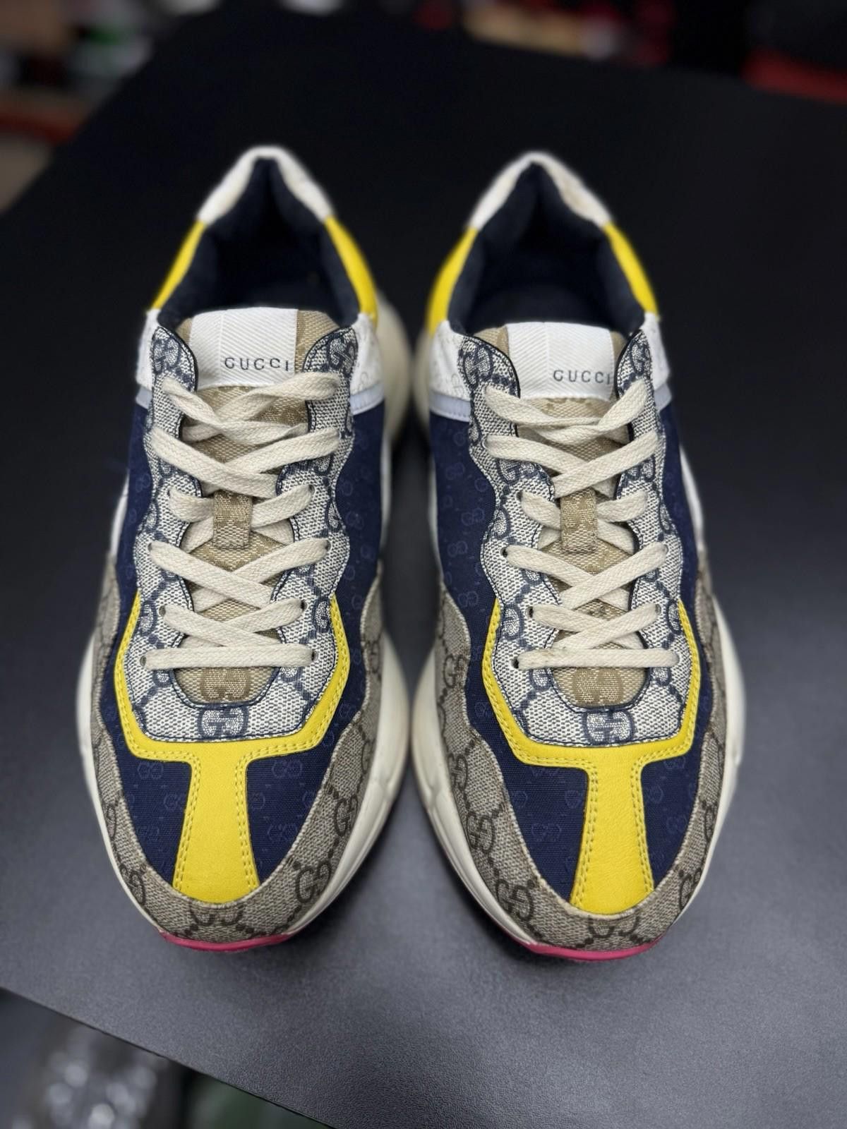 Gucci Size 6.5US/6+G - Gucci Rython GG Multi Color Sneakers Women Size US 6.5 / IT 36.5 - 3 Thumbnail