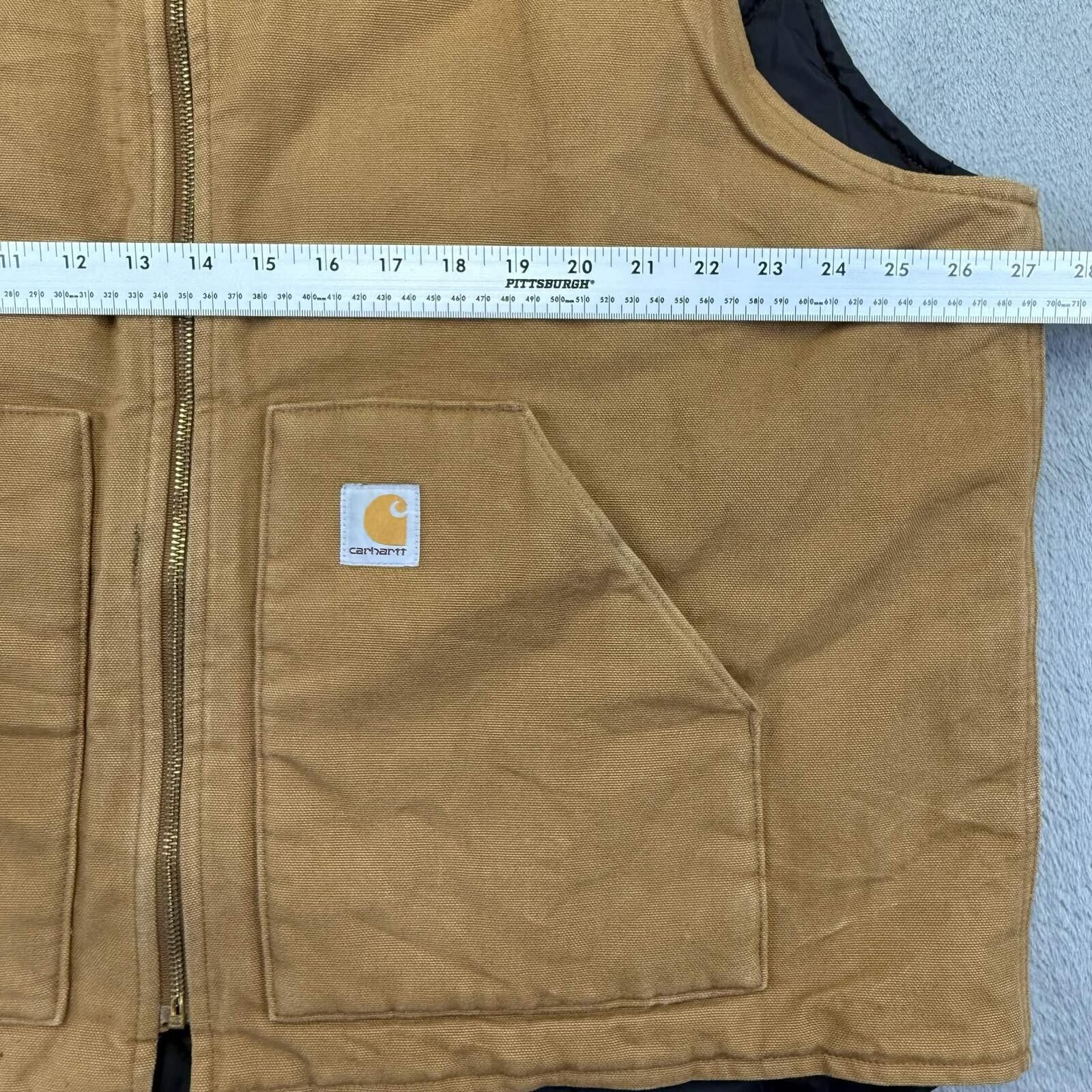 Carhartt Carhartt Men's V01 Arctic Quilt-Lined Duck Vest Size ONE SIZE - 5 Thumbnail