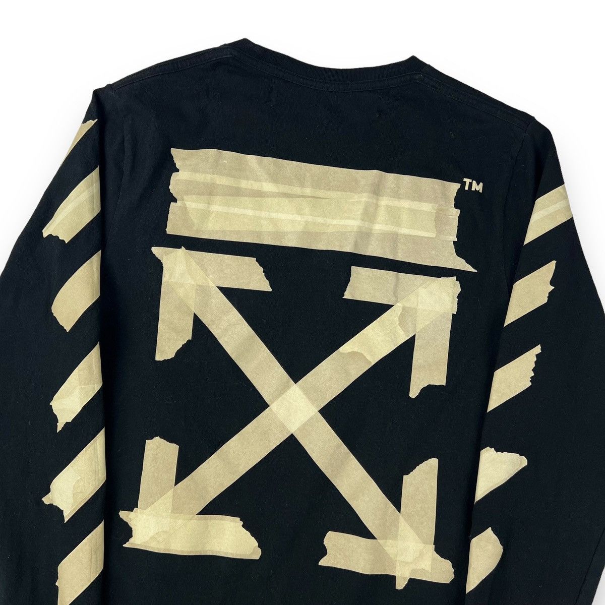 Long Sleeve Off White Triangle Tee Buy Off-White White Triangle