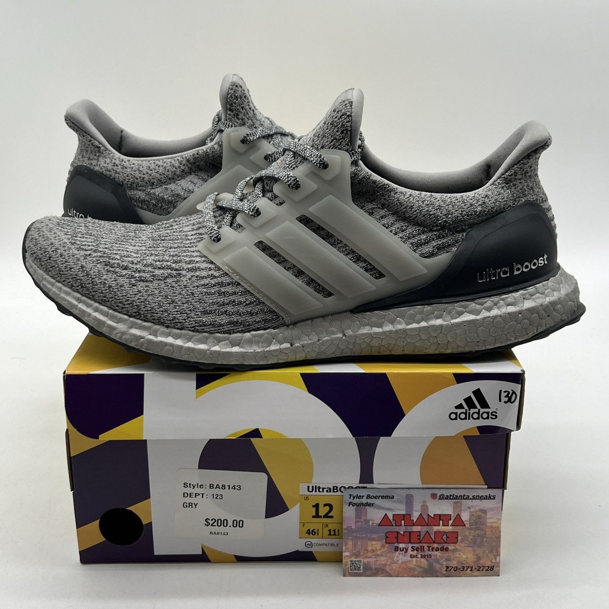 UltraBoost 3.0 silver boost