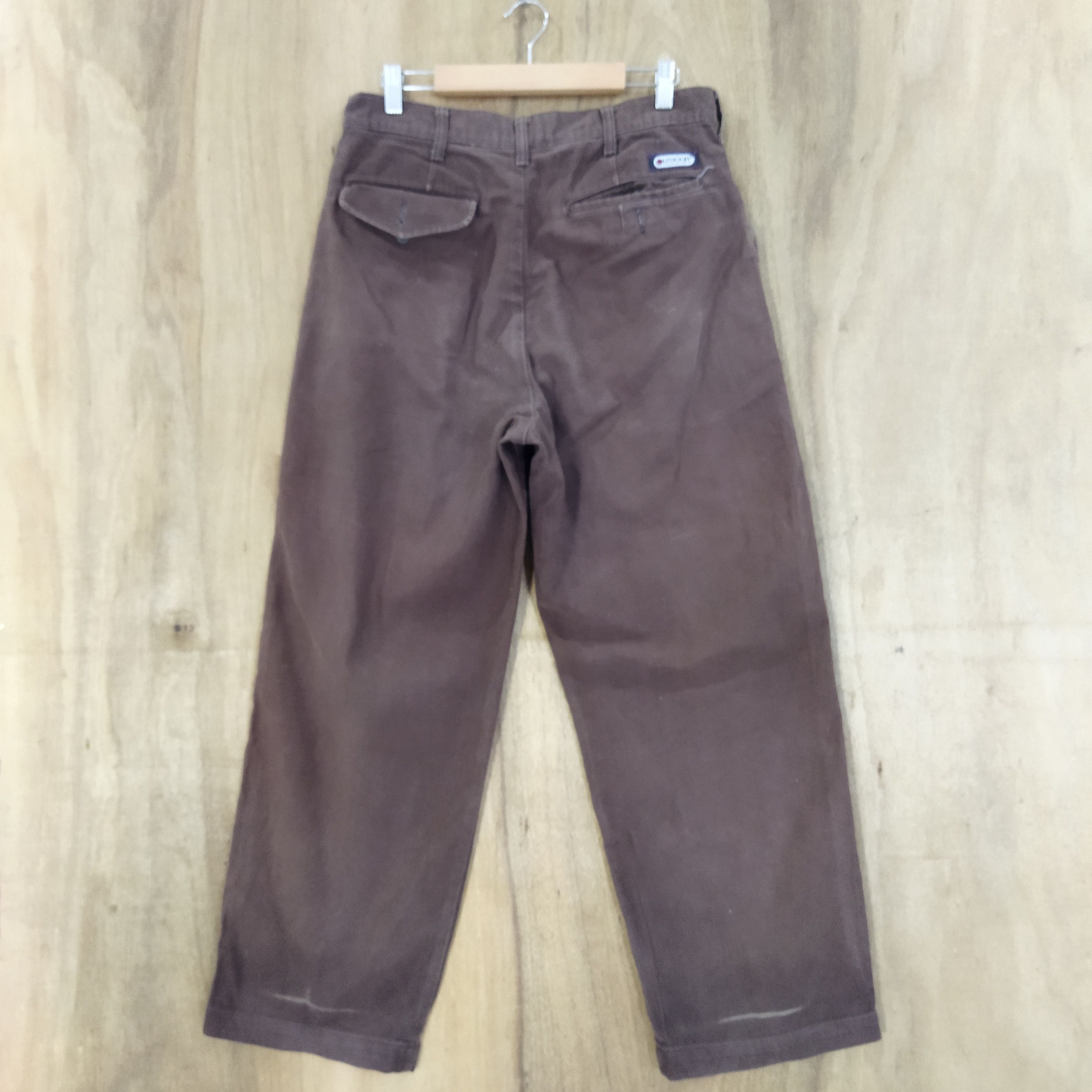 Japanese Brand OUTDOOR BROWN CHINO PANTS Size US 32 / EU 48 - 7 Thumbnail