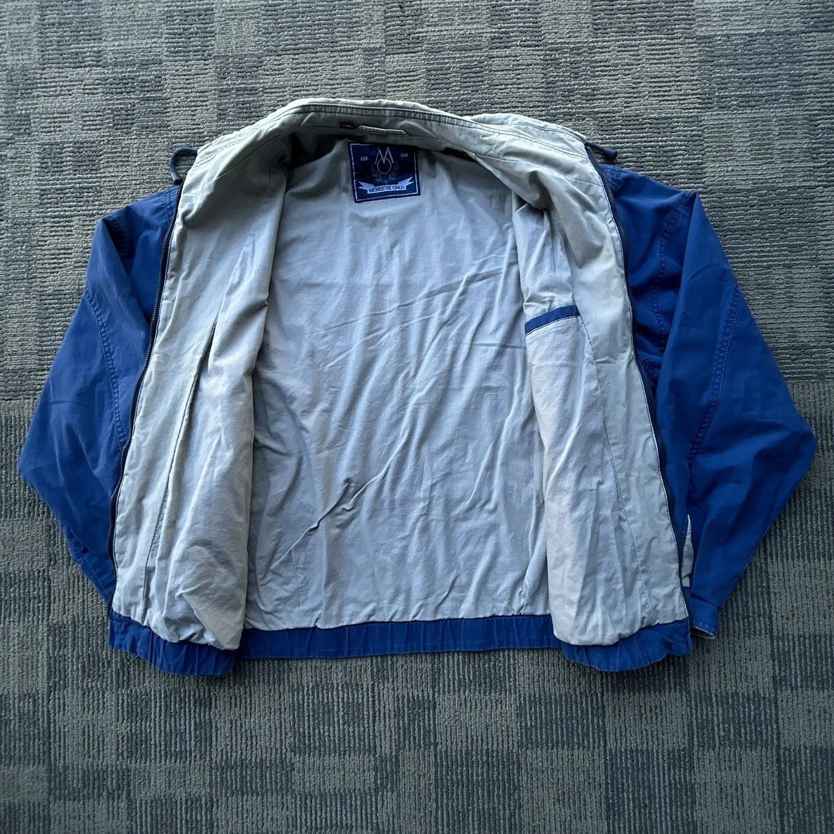 Members Only Members Only Vintage 90’s Navy Blue/ Tan Full Zip Jacket Size US XL / EU 56 / 4 - 3 Thumbnail