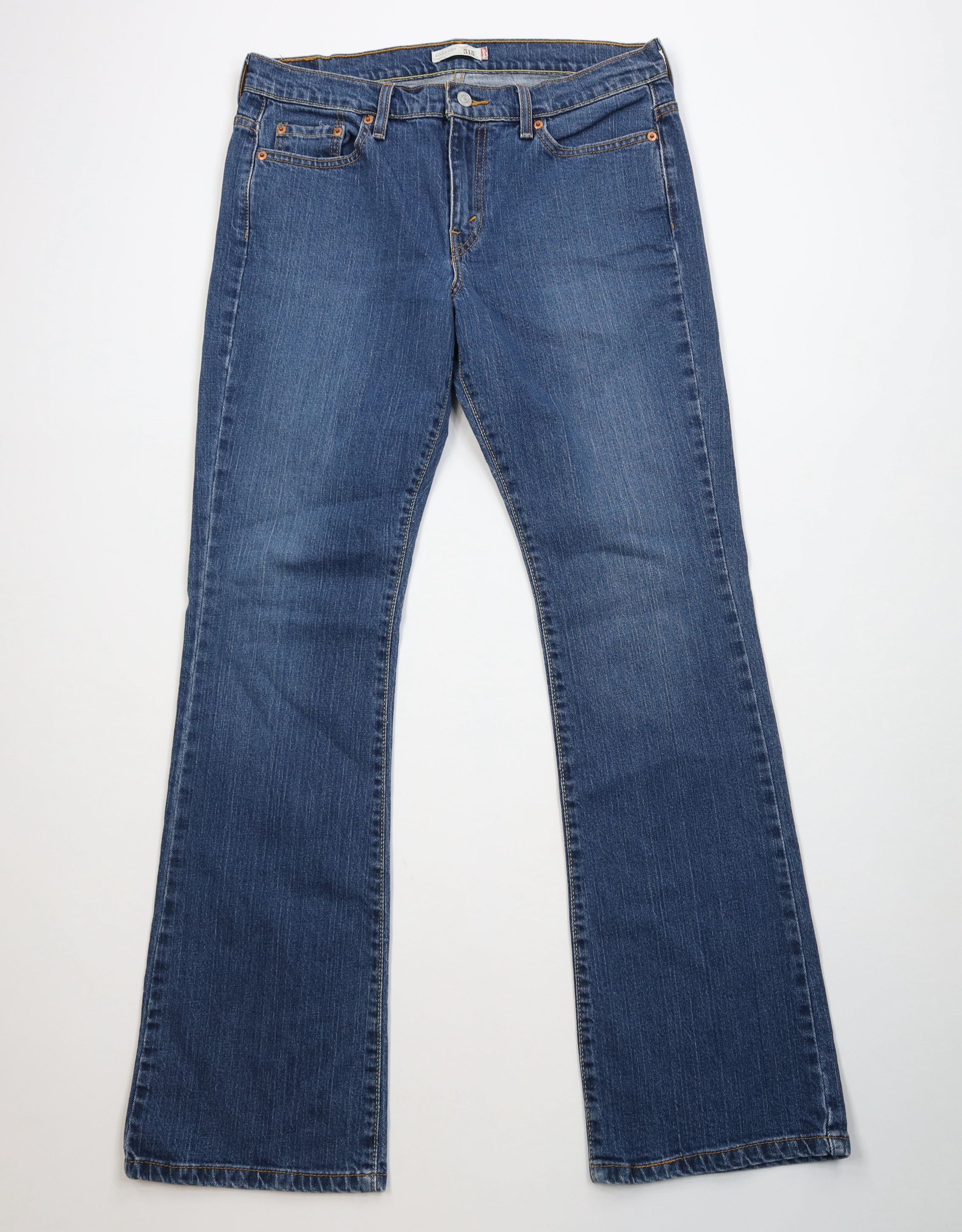 Levi's Vintage Y2K 2006 Levis 515 Flared Bootcut Denim Jeans Size 34" / US 12 / IT 48 - 1 Thumbnail