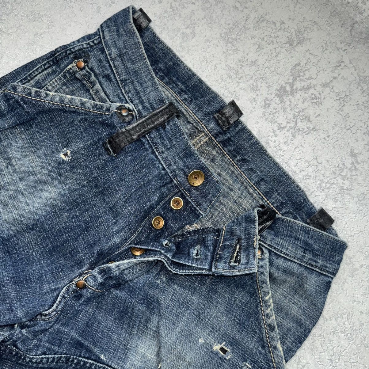 G-Star Vintage G Star Raw Elwood Workwear Distressed Jeans Leather Size US 31 - 8 Thumbnail