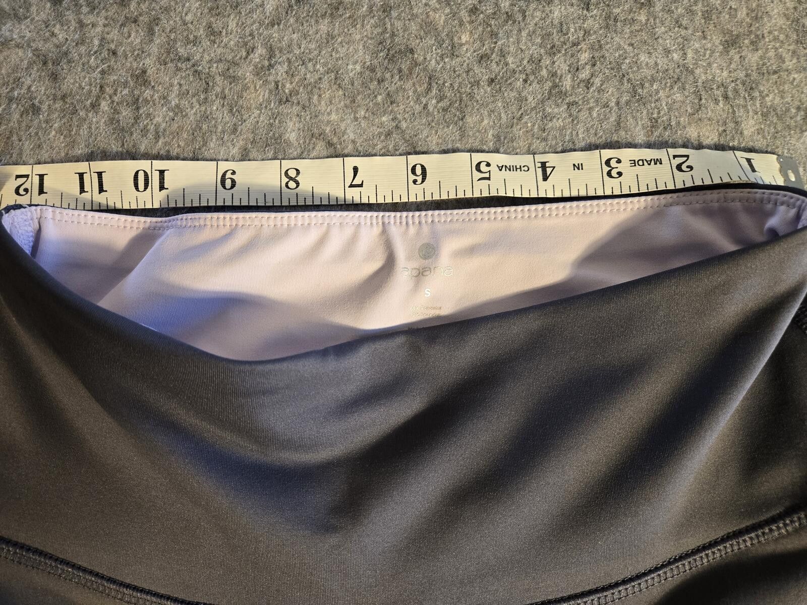 Other Apana Gray Colorblock Mesh Leggings Sz S Yoga Athleisure Gym Size 28" / US 6 / IT 42 - 6 Thumbnail