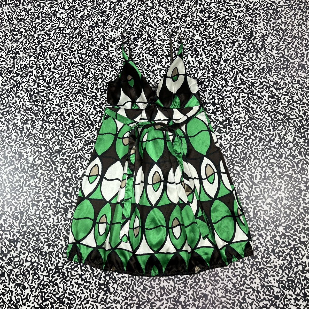 Morgan De Toi Vintage Y2K Morgan De Toi Retro Abstract Style Mini Dress Size M / US 6-8 / IT 42-44 - 4 Thumbnail