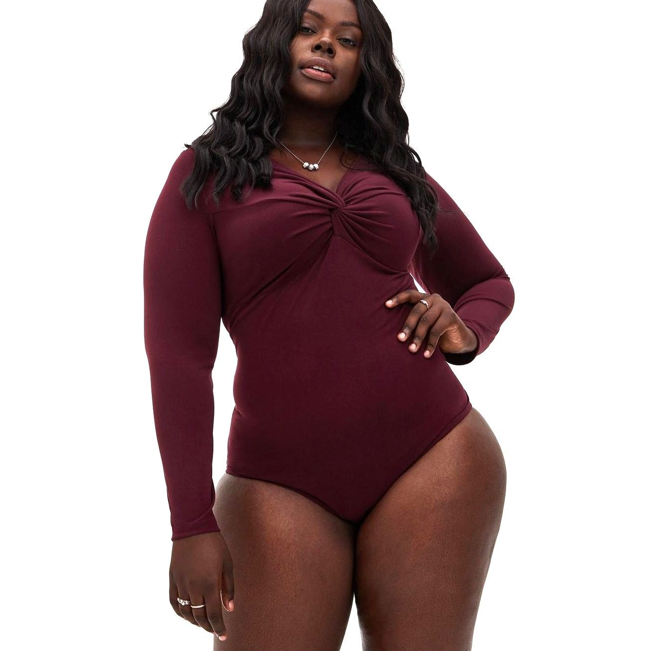 Torrid Torrid Women Babydoll LS Bodysuit Size 4X Whimsigoth Stretch Size 4XL / US 24-26 - 1 Thumbnail
