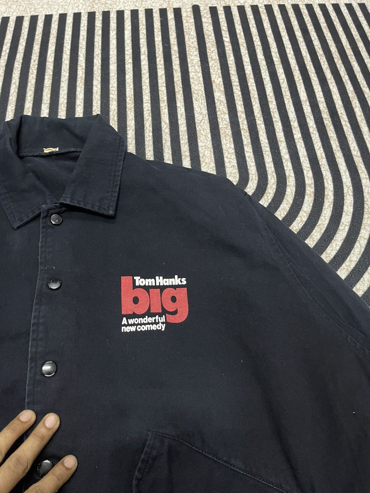 Vintage 80s TOM HANKS “BIG” MOVIE PROMO JACKET CBS/FOX RARE Size US L / EU 52-54 / 3 - 5 Thumbnail