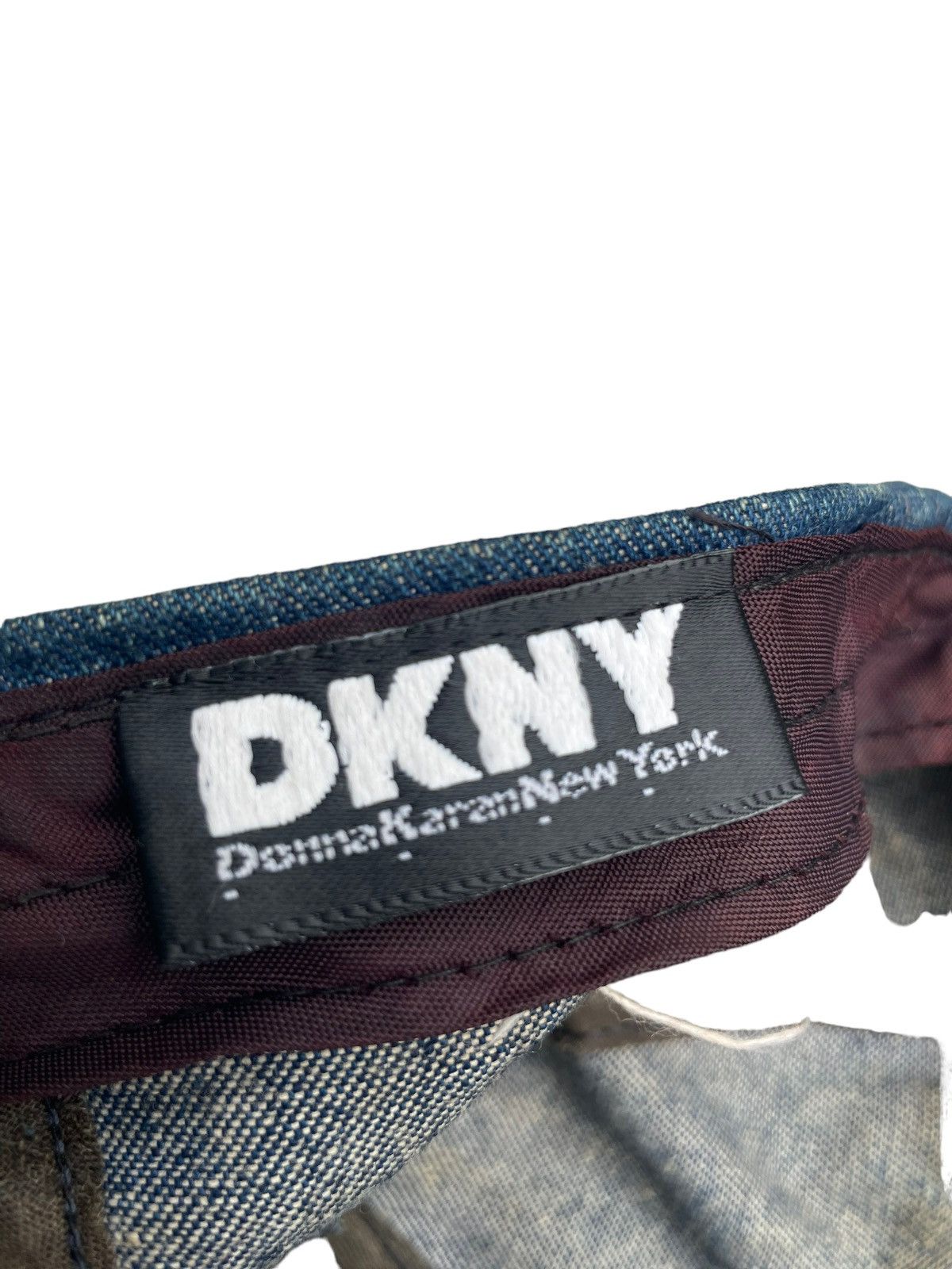 DKNY × Le Grande Bleu (L.G.B.) × Vintage Vintage DKNY Denim Cap Size ONE SIZE - 8 Thumbnail