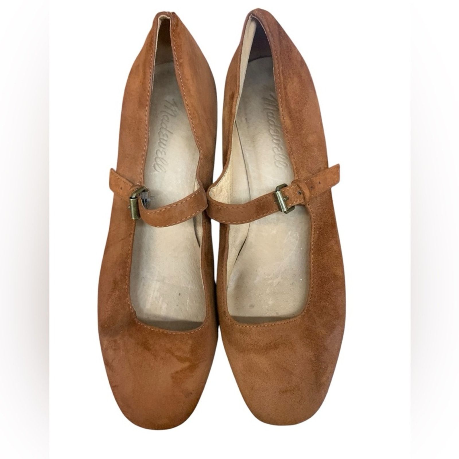 Madewell Madewell Delilah Mary Jane In Suede sz 5 soft mahogany Size US 5 / IT 35 - 2 Thumbnail