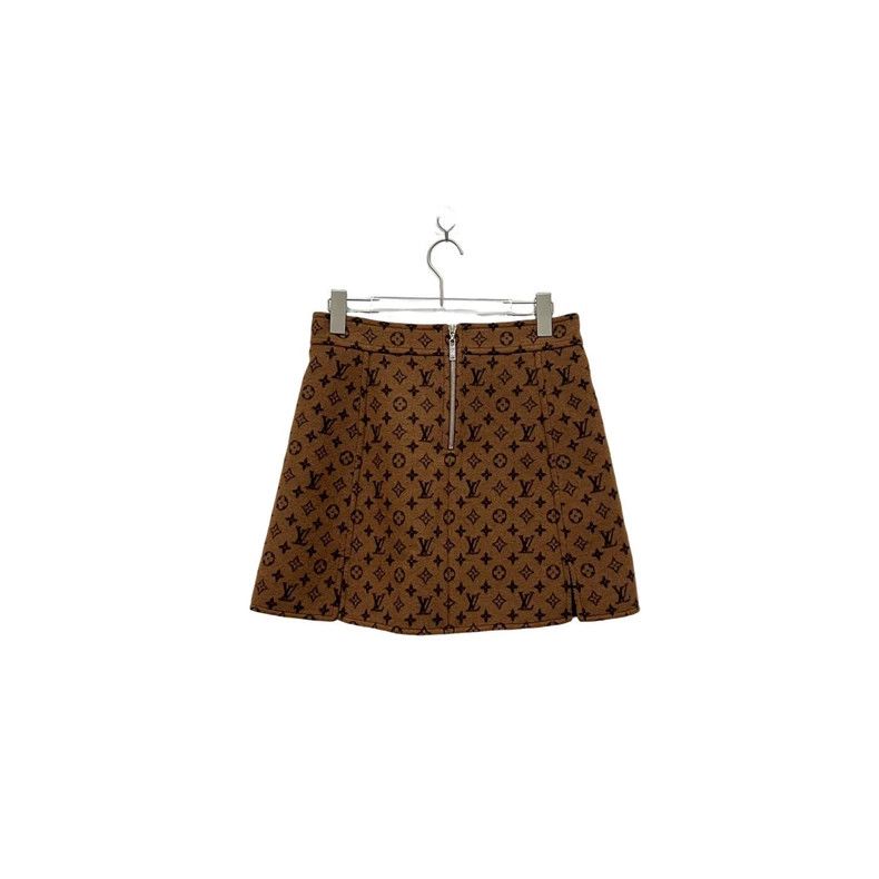 Louis Vuitton Louis Vuitton Full logo woolen skirt Size 37" - 3 Thumbnail