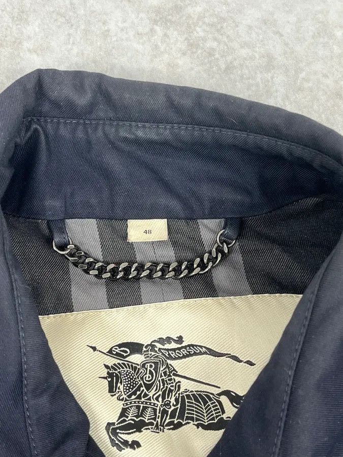 Burberry Burberry Navy Classy Trench Jacket Size US S / EU 44-46 / 1 - 7 Thumbnail
