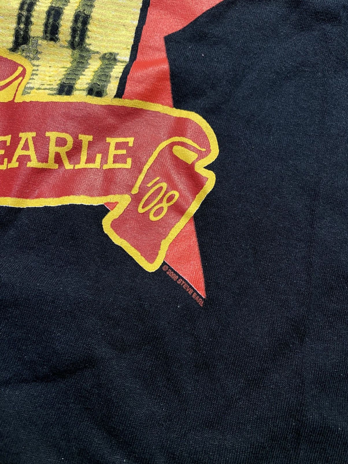 Anvil STEVE EARLE 2008 Long Sleeve Tour Shirt Anvil Sz-L Size US L / EU 52-54 / 3 - 3 Thumbnail