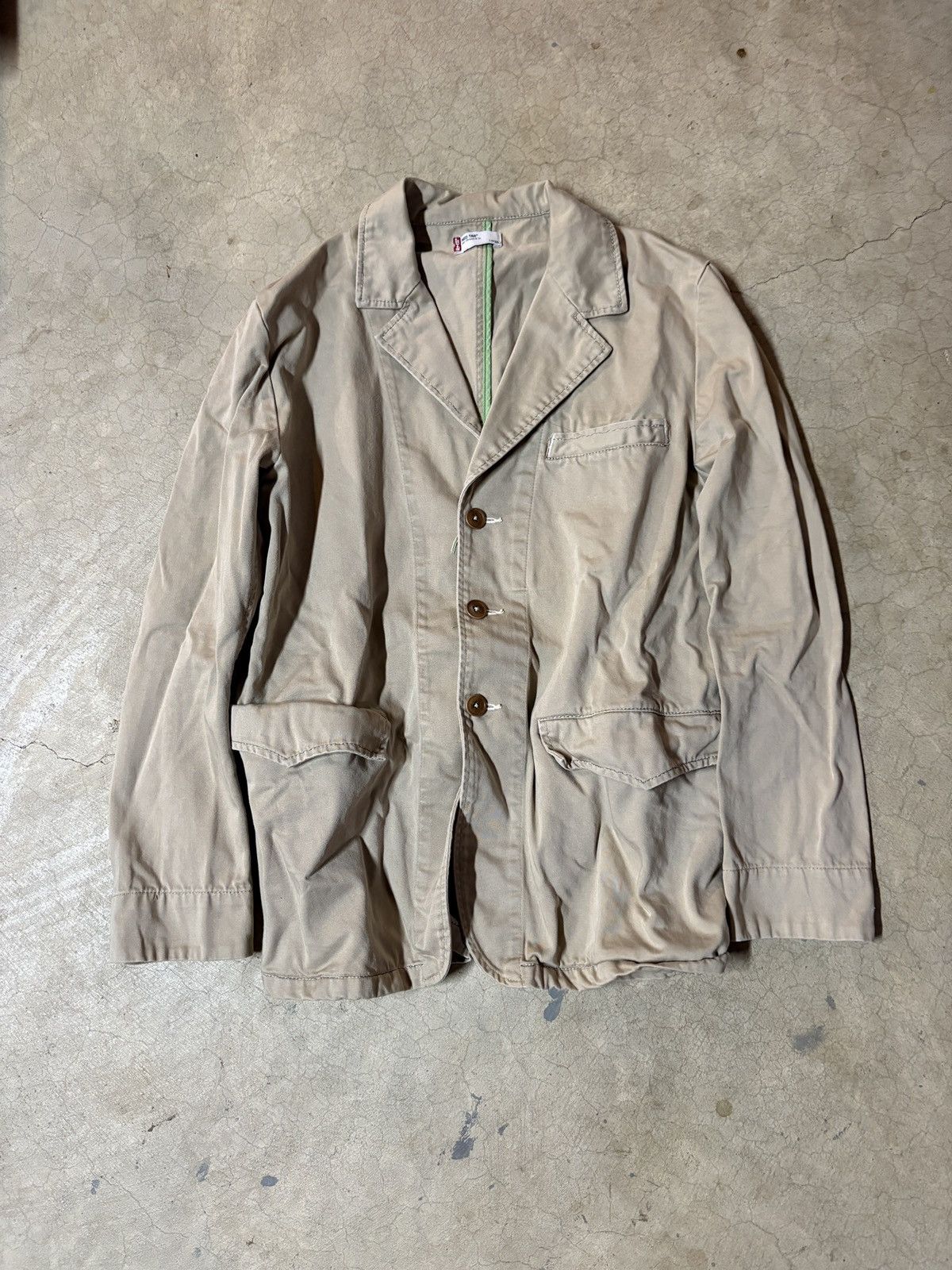 Vintage 00’s Levi's Red Tab Light Chore Jacket Beige Japan