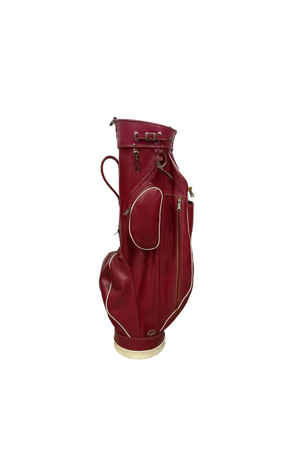 Wilson Wilson Country Club Red Golf Bag Made In USA RED LEATHER Size ONE SIZE - 1 Thumbnail