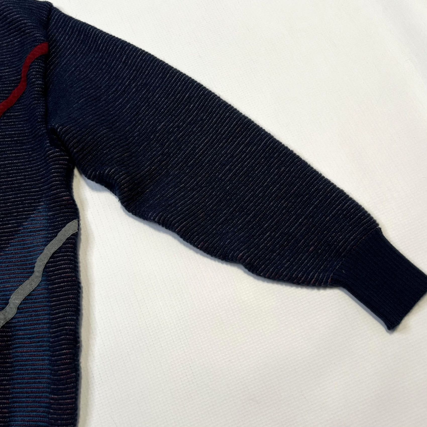 Vintage VINTAGE St Croix Sweater Mens L Blue Red Wool V-Neck Geometric 90s Size US L / EU 52-54 / 3 - 5 Thumbnail
