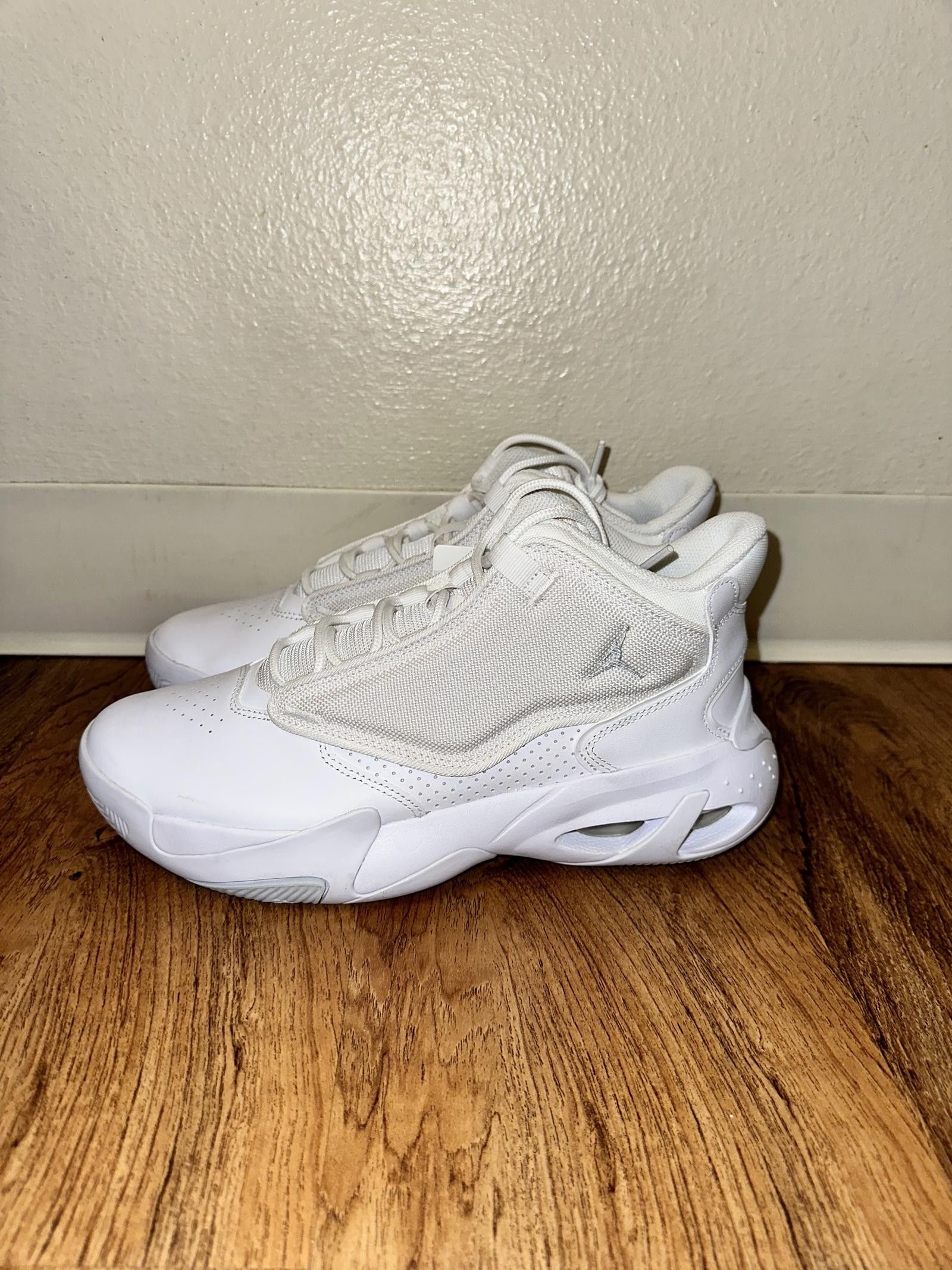 Nike Jordan Max 4 Aura Shoes Pure Platinum Sample