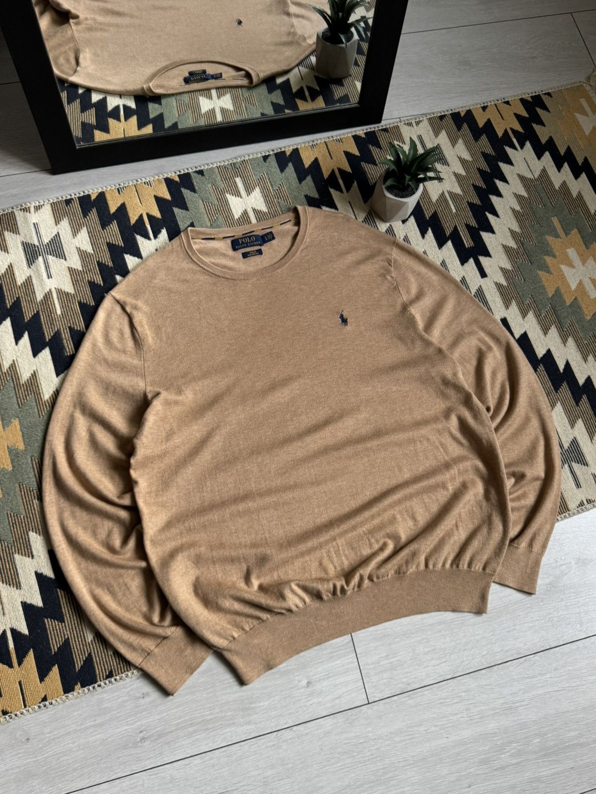 Polo Ralph Lauren Vintage Polo Ralph Lauren Prima Cotton Sweater Size US L / EU 52-54 / 3 - 2 Thumbnail