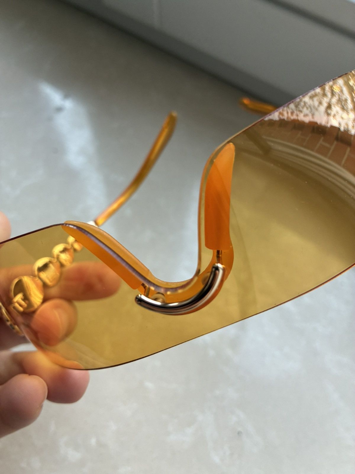 Christian Dior Monsieur Dior Millenium Sunglasses vintage orange silver Size ONE SIZE - 13 Thumbnail