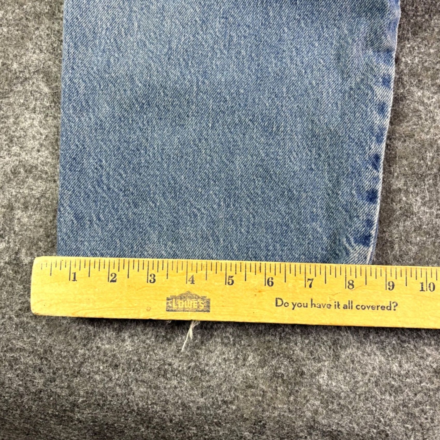 Dickies VINTAGE Dickies Jeans Mens 34x31 Light Wash Distressed Workwear Relaxed Straight Denim Blue 90s Mens Size US 34 / EU 50 - 3 Thumbnail