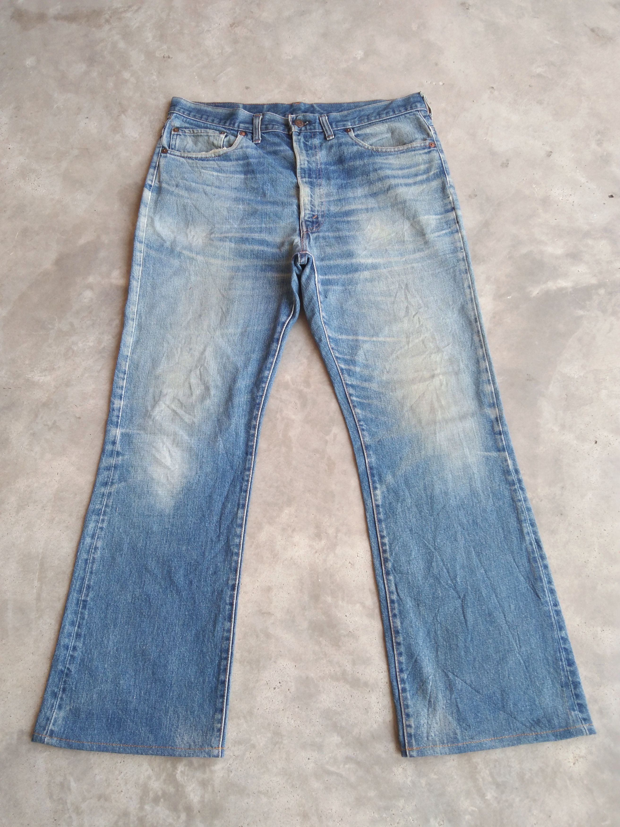 Levi's 70s Vintage Levi's 517 Button No 2 Talon 42 USA Zipper 36x30 Size US 36 / EU 52 - 1 Thumbnail